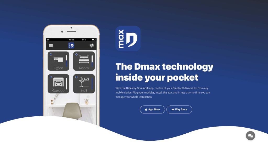 Dmax application par Domintell