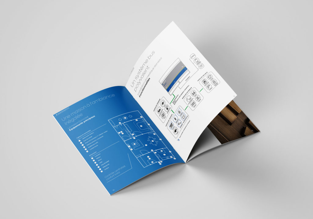 Page brochure design