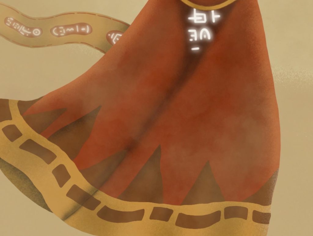 Cape du personnage Journey