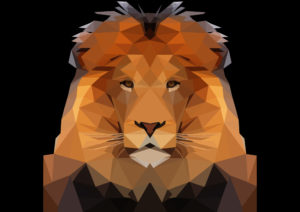 Lion stylisé
