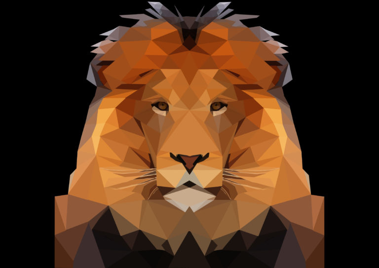 Lion stylisé